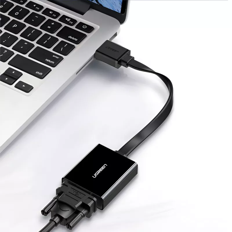 Adaptador UGREEN HDMI para VGA MM103, 25cm, preto