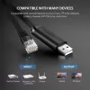Cabo de consola UGREEN CM204 USB para RJ45 1,5m preto