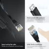 Cabo de consola UGREEN CM204 USB para RJ45 1,5m preto