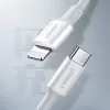 Cabo UGREEN US171 USB-C para Lightning 3A 0,25m branco