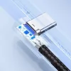 Cabo em ângulo UGREEN USB-C para USB-A 2.0 US176, 3A, 3m preto