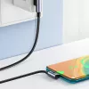 Cabo em ângulo UGREEN USB-C para USB-A 2.0 US176, 3A, 3m preto