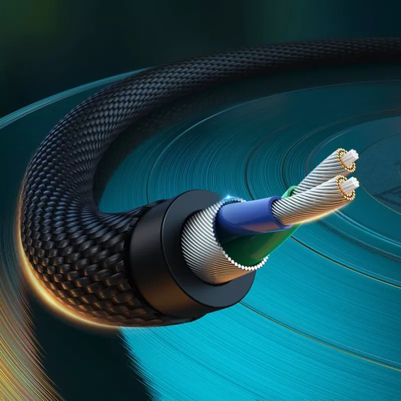Cabo de áudio UGREEN 2x RCA (Cinch) para 3,5 mm, 2 m, preto