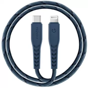 Cabo ENERGEA Nyloflex USB-C para Lightning certificado MFi 1,5m azul