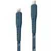 Cabo ENERGEA Nyloflex USB-C para Lightning certificado MFi 1,5m azul