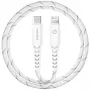 Cabo ENERGEA Nyloflex USB-C para Lightning 1,5m branco MFI