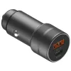 Carregador de automóvel ENERGEA Alu Drive PD20+ 38W 1xUSB-A + 1xUSB-C PD QC3.0 Gunmetal