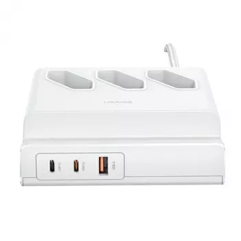 Extensão USB USAMS 65W Super SiFast Charging EU branca CC160TC01 (US-CC160)