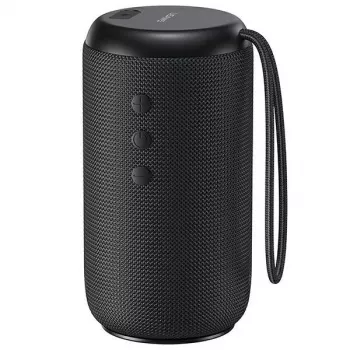 Coluna sem fios à prova de água USAMS YC Series Bluetooth 5.0 10W com cordão preta YC011YX01 (US-YC011)