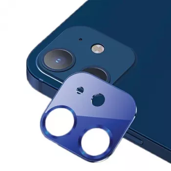 USAMS Lente de câmara para iPhone 12 azul metálico BH703JTT05 (US-BH703)