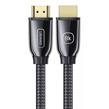USAMS Cabo HDMI 2.1 3m Ultra HD 8K 48Gbps preto SJ498HD01