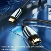 USAMS Cabo HDMI 2.1 3m Ultra HD 8K 48Gbps preto SJ498HD01