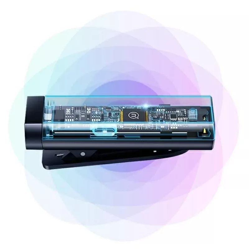 USAMS Microfone lavalier sem fios ENC 2,4 GHz USB-C ZB243MKF01 (US-ZB243)