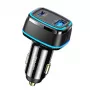 USAMS T43 Carregador de parede 33W PD3.0 QC3.0 com cabo USB-C para Lightning 1,2m preto