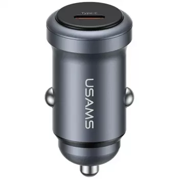 Carregador de automóvel USAMS 30W PD Alumínio