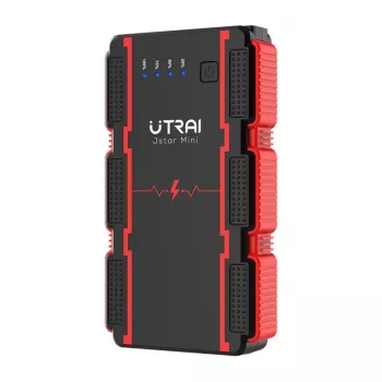 UTRAI JS Mini Car Starter 1000A Peak 10000mAh 12V Jump Starter com USB-C PD 18W, lanterna LED