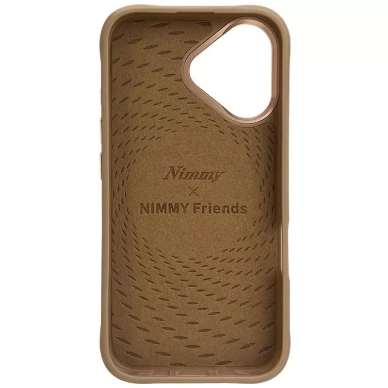 Nimmy Tygrys Capa MagSafe para iPhone 16 Castanho-claro