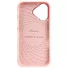 Capa MagSafe Nimmy Glasses Cool Cat para iPhone 16, rosa