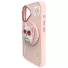 Capa MagSafe Nimmy Glasses Cool Cat para iPhone 16, rosa