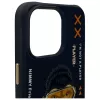 Nimmy Cool&Cute 2.0 Monkey Capa para Apple iPhone 15 Pro 6,1 polegadas preto
