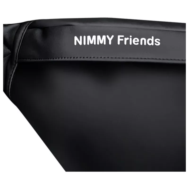 Bolsa de tiracolo Nimmy Cool Dog with Glasses preta