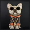 Bolsa de tiracolo Nimmy Cool Dog with Glasses preta