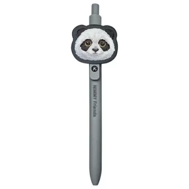 Nimmy Conjunto 2 em 1 de caderno e caneta preto Big Eyed Pet 2.0 Panda