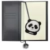 Nimmy Conjunto 2 em 1 de caderno e caneta preto Big Eyed Pet 2.0 Panda