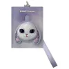 Nimmy Conjunto 3 em 1 de bolsa para telemóvel, carteira e estojo para localizador - roxo Big Eyed Pet 2.0 Rabbit
