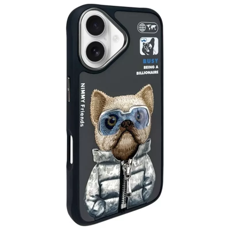 Nimmy Cool&Cute 2.0 Dog Capa de proteção para Apple iPhone 16 6,1