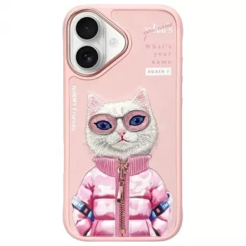 Nimmy Cool&Cute 2.0 Cat Capa traseira para Apple iPhone 16 6,1