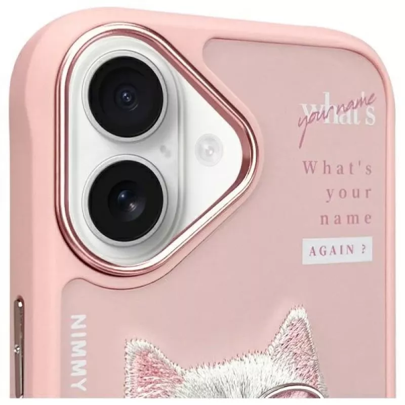 Nimmy Cool&Cute 2.0 Cat Capa traseira para Apple iPhone 16 6,1