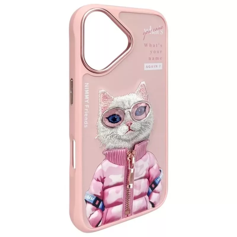 Nimmy Cool&Cute 2.0 Cat Capa traseira para Apple iPhone 16 6,1