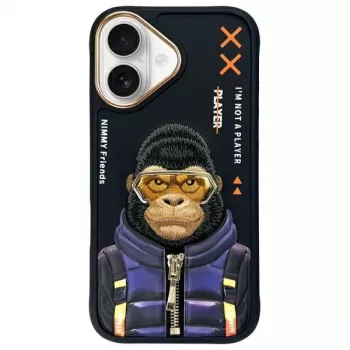 Nimmy Cool&Cute 2.0 Monkey Capa traseira para Apple iPhone 16 6,1