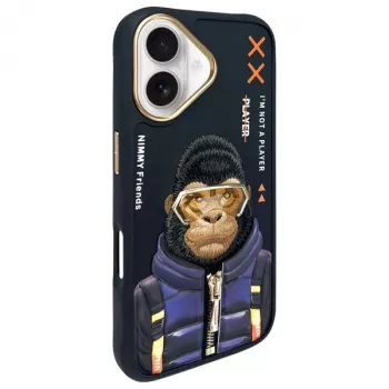 Nimmy Cool&Cute 2.0 Monkey Capa traseira para Apple iPhone 16 6,1