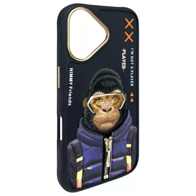 Nimmy Cool&Cute 2.0 Monkey Capa traseira para Apple iPhone 16 6,1