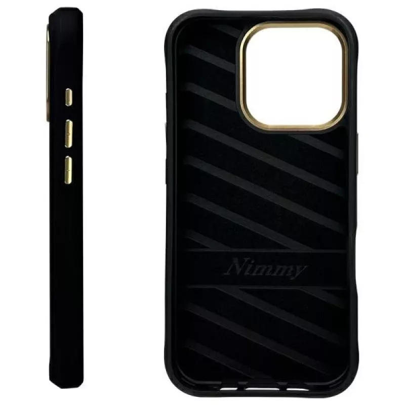 Nimmy Cool&Cute 2.0 Monkey Capa para iPhone 16 Pro Max 6,9 inch Preto