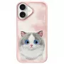 Nimmy Big Eyed Pet 2.0 Cat Capa traseira para Apple iPhone 16 6,1