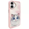Nimmy Big Eyed Pet 2.0 Cat Capa traseira para Apple iPhone 16 6,1