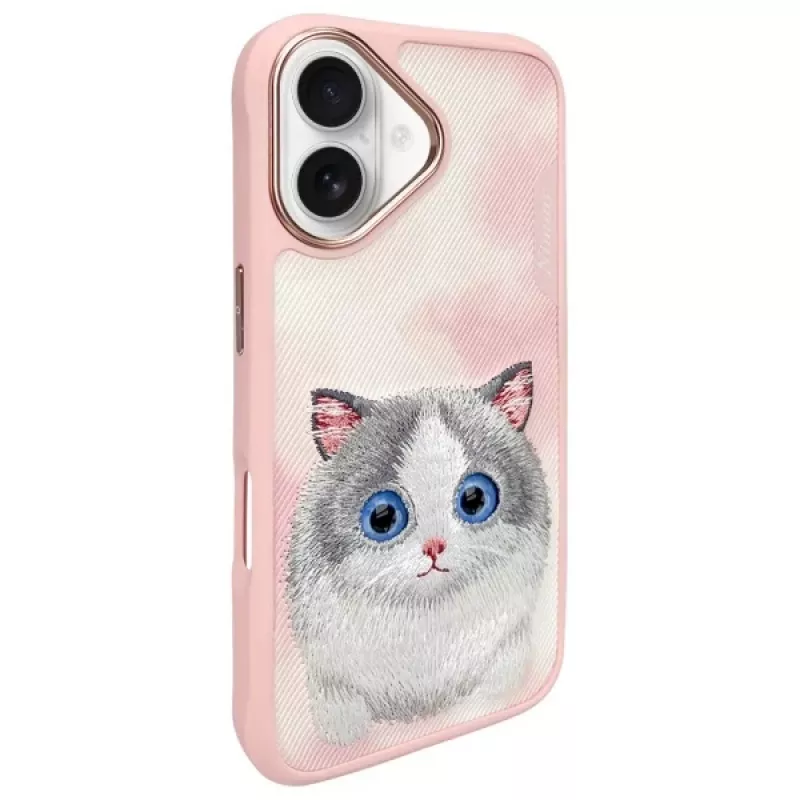 Nimmy Big Eyed Pet 2.0 Cat Capa traseira para Apple iPhone 16 6,1