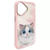Nimmy Big Eyed Pet 2.0 Cat Capa traseira para Apple iPhone 16 6,1