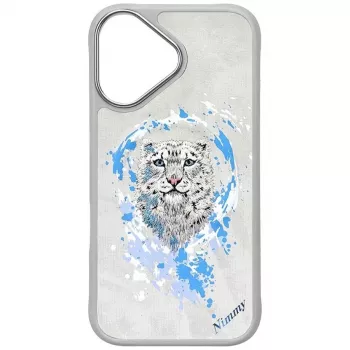 Nimmy Pantera Capa MagSafe para Apple iPhone 16 - Cinzento-claro