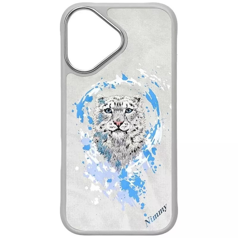 Nimmy Pantera Capa MagSafe para Apple iPhone 16 - Cinzento-claro