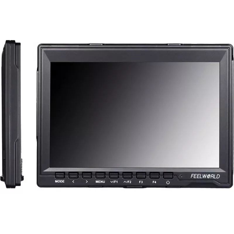 Monitor LCD IPS FEELWORLD FW759 7 polegadas com entradas HDMI e AV