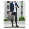 Inateck mala para portátil de 13,3 com bolsa para acessórios LB02006/S1, cinzenta