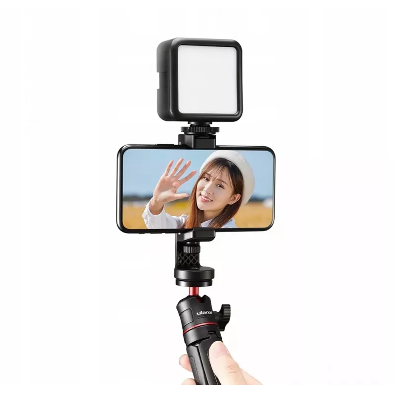 Ulanzi ST-17 Suporte rotativo de 360° para telemóvel em tripé - Preto