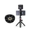 Ulanzi ST-17 Suporte rotativo de 360° para telemóvel em tripé - Preto