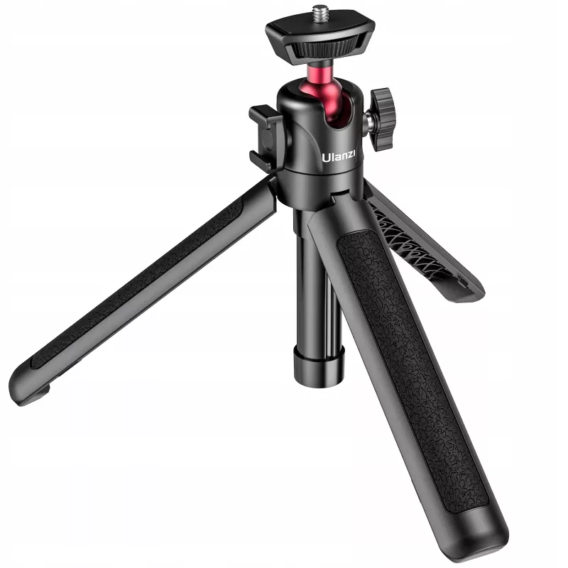 ULANZI MT-16 Mini tripé pau de selfie com cabeça de esfera e encaixe cold shoe, preto