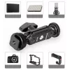 Ulanzi R098 Magic Arm Braço articulado de esfera dupla com parafuso de 1/4 polegadas e encaixe cold shoe, preto