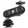 Ulanzi R098 Magic Arm Braço articulado de esfera dupla com parafuso de 1/4 polegadas e encaixe cold shoe, preto